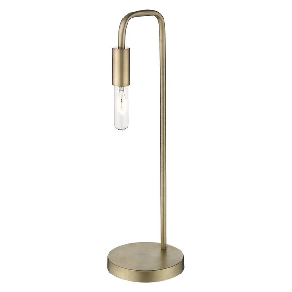 Perret 1-Light Aged Brass Table Lamp